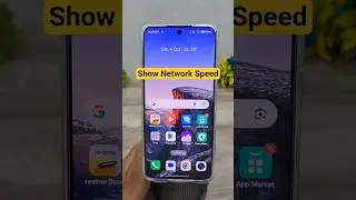 how to show real time internet data speed on realme #networkspeed #realme #shorts