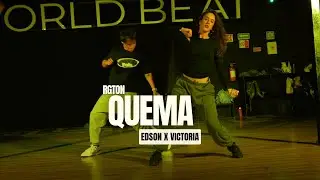 Quema - Ryan Castro, Peso Pluma | Coreografía Edson Alvarado ft. Victoria Estrada #rgton