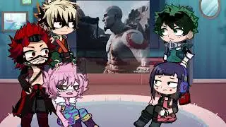 𝙋𝙧𝙤 𝙝𝙚𝙧𝙤𝙚𝙨 𝙧𝙚𝙖𝙘𝙩 𝙩𝙤 deku as god of war ragnarok kratos | MHA BNHA | Gacha life