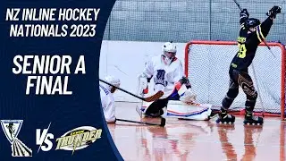 Senior A FINAL Panthers vs Thunder at Inline Hockey Nationals 2023 - with goal replay 4K