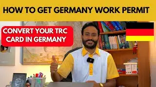 🇩🇪 Germany work contract || Convert your TRC   card in 🇩🇪 GERMANY 2025 || Germany work permit 2025