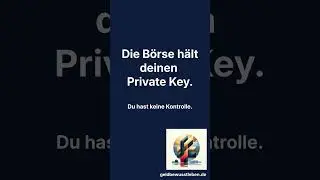 Not your keys, not your coins.