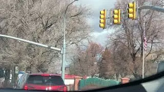 Driving through Cedar City Utah