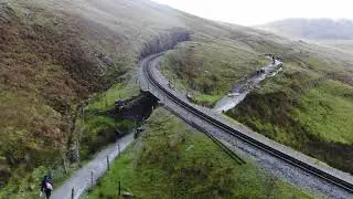 Snowdon Mountain Biking MTB up Llanberis Path