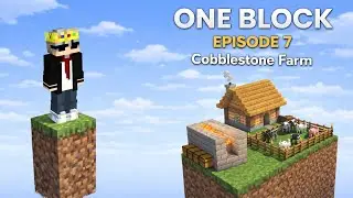 ONE BLOCK EPISODE 7 😱 | Cobblestone Farm + Animal Farm Upgrade 🏠🐄 | Minecraft Survival