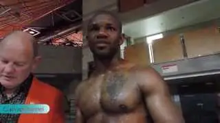 POST FIGHT: BOXER 'FRIDAY NWAIWU' & PETER MANIATIS TALK CONTROVERSIAL DRAW WITH JO BLACKBOURN