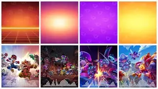 All 10 Seasons MUSIC & LOBBY BACKGROUND in Brawl Stars