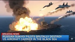 3 minutes ago: Russian Sukhoi brutally destroys US aircraft carrier in Baltic Sea