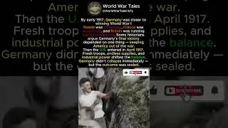Did America Decide World War I? #shorts
