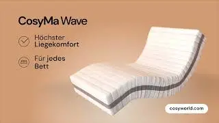 CosyMa Wave &ndash; Die erste elektrisch verstellbare Matratze der Welt | 2 H&auml;rtegrade, 1 Knopfdruck!