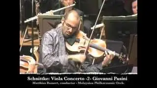 Schnittke: Viola Concerto - 2. Allegro molto - Giovanni Pasini
