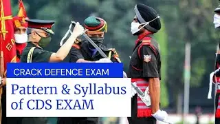 CDS 2021 Pattern & Syllabus of CDS Exam - By Crack Defence Exam (Hindi)