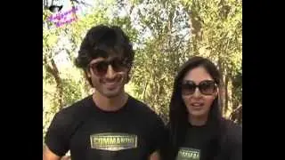 Vidyut Jamwal & Pooja Chopra show their stunt  for  ''Commando''