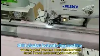 Buttonholing machine
