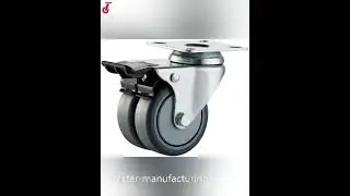 Dual Wheel Caster and Twin Wheel Caster  #caster #casterwheel #furniturecaster