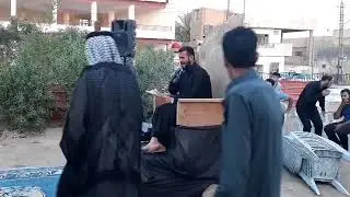 موكب تشابيه انصار الزهراء ع تقيم مادبة افطار بمناسبة استشهاد امير المؤمنين ع ٢٠١٨