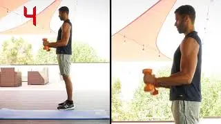 10-Minute Strength Workout with Dumbbells