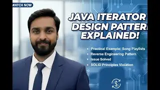 Iterator Design Pattern Explained with Real Example | Music Playlist (Linear & Random)