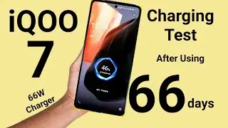 iQOO 7 66w charging test after 66days of usage How fast it can charge 🔥🔥🔥