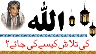 How to Find/Seek Allah? || Allah ki Talash kaise ki Jaay? || Lecture WASIF ALI WASIF r.a