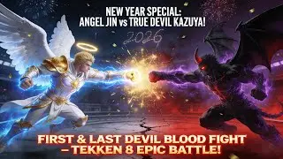 New Year Special: ANGEL JIN vs TRUE DEVIL KAZUYA &ndash; First & Last Devil Blood Battle in Tekken 8! 🎆🔥