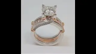 Princess Diamond Guard Wrap Jacket and Band Set | TheNetJeweler by Importex
