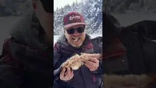 Eating Whole Brook Trout like Cobs of Corn with Jim Baird #icefishing #catchandcook #adventure