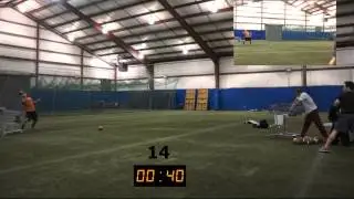 Full HD | Orthodontist breaks OBJ's record for one handed catches in 1 minute (NO GLOVES)