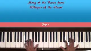 Song of the Baron from Whisper of the Heart Piano Tutorial SLOW