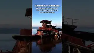 Rusty Tugboat #air3s #lakepontchartrain #tugboat #wreckage #shorts