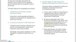 #Comments on #Special #Incentive #Packages for #Construction #Industry in #Pakistan|Tax Dosti|