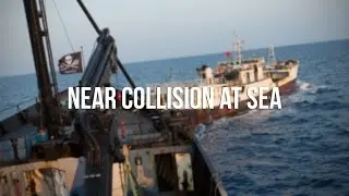 Near collision at sea - Sea Shepherd