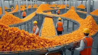 Как на самом деле производят чипсы Doritos — процесс на сырной фабрике вас поразит.