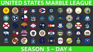 United States Marble Race League Season 5 Day 4 Marble Race in Algodoo