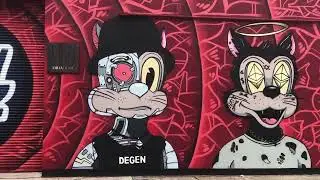Degentoonz [Miami] NFT Mural in Wynwood District