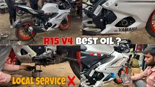 R15 V4 Owners Zaroor Dekhein ⚠️ | Basic Service + DRL Modification