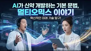 Ep68. AI가 신약 개발하는 기본 문법, 멀티오믹스 이야기