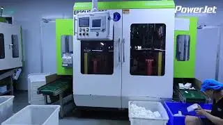 All are Powerjet Extrusion Blow Molding Machines HDPE/PP Bottles Making (Client's Factory)