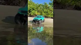 TRX4 Sport Is Salt Water Safe? #rc #trx4 #shortvideo #trending #traxxas #love #family #beach #short
