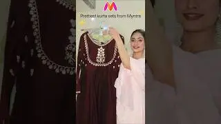 I found the Prettiest Anarkali from Myntra| festive wear for summer wedding| festive Anarkali