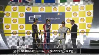 GP2 2012 - SPA Francorchamps podium, Main Race