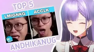 Echi Reaction Top 5 Momen Andhikanug | [ Elaine Celestia Ch. Re: Memories ] @ElaineCelestia
