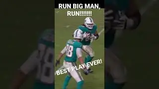 Miami Dolphins Lineman with the Best NFL play this year! #shorts #nfl #miamidolphins