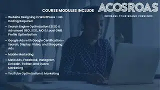 Digital Marketing Course In Nalgonda | Telangana | ACOSROAS Academy