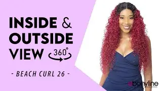 Nutique Illuze Lace Front Wig - BEACH CURL 26 | EBONYLINE.COM