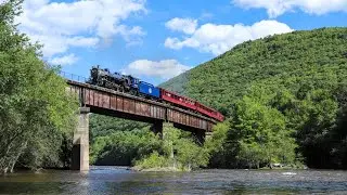 9/5/20 Reading Blue Mountain Northern Railroad, RBMN 425 Steam Locomotive Passenger Train Excursions