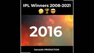 IPL WINNER 2008-2021
