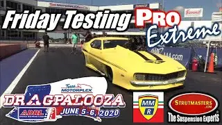 American Drag Racing League Dragpalooza 2020 Friday Test Footage Of Pro Extreme - The ADRL Is BACK!
