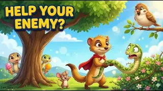 Friendship Over Revenge | Animal Bedtime Story for Kids Mongoose & Snake