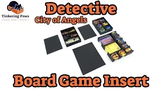 Detective: City Of Angels Insert / Organizer  - Instructional Video - By Tinkering Paws